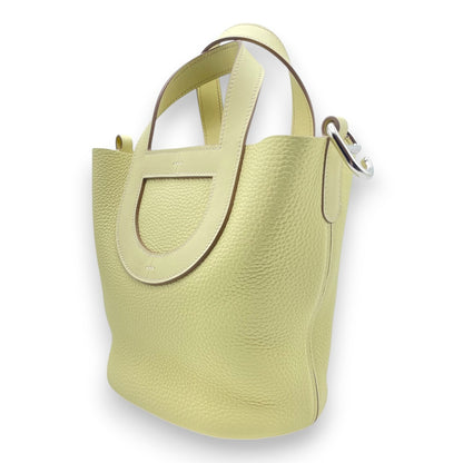 爱马仕在环PM乔娜米尔顿trillionclemans银色金属零件W刻印