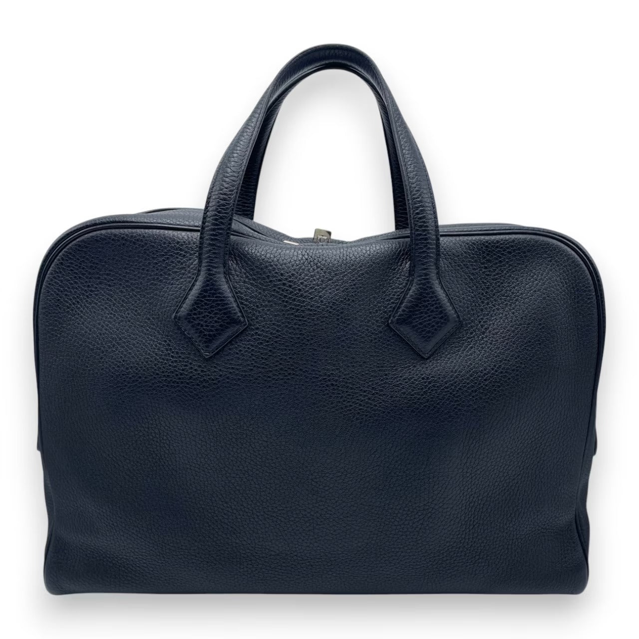 중고 헤르메스 빅토리아 II 40 블루 인디고 토리옹 클레멘스 실버 하드웨어 T 스탬프