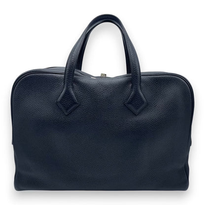 중고 헤르메스 빅토리아 II 40 블루 인디고 토리옹 클레멘스 실버 하드웨어 T 스탬프