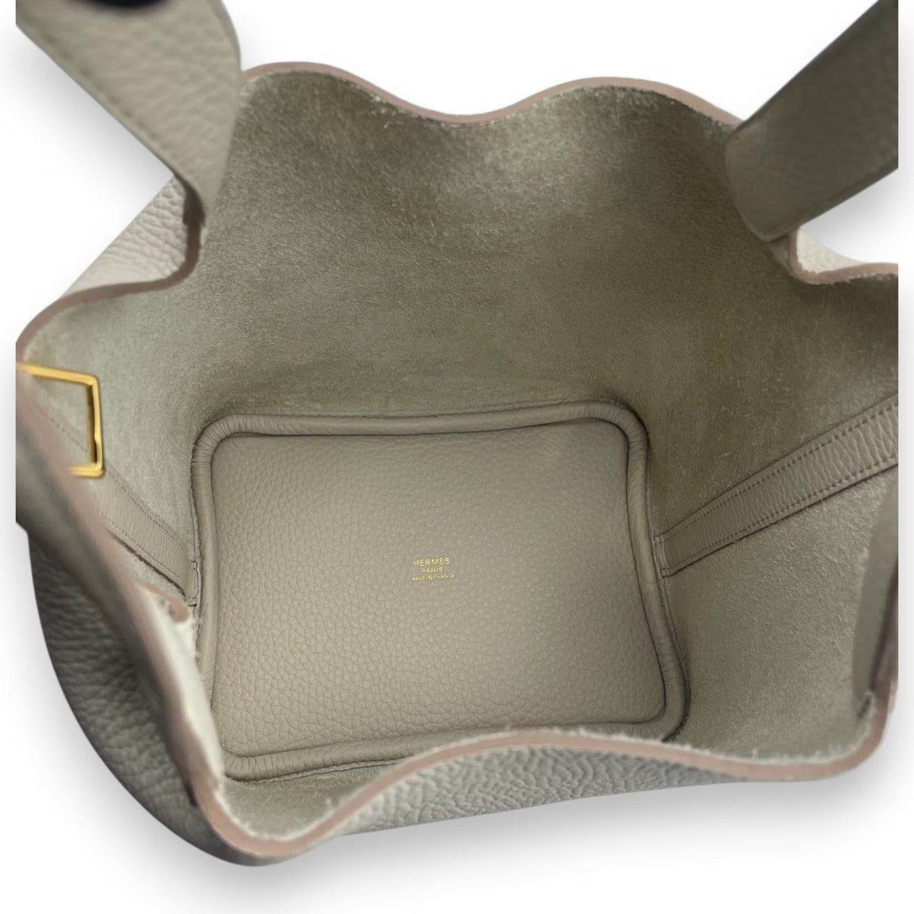 プレオウンドエルメス ピコタンロック PM クレ トリヨンクレマンス ゴールド金具 U刻印