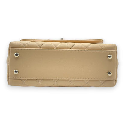 香奈儿可可手柄W24米色鱼子酱黄金配件