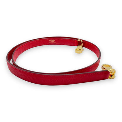 プレオウンドエルメス ケリー 25 ルージュラデュー エプソン ゴールド金具 K刻印