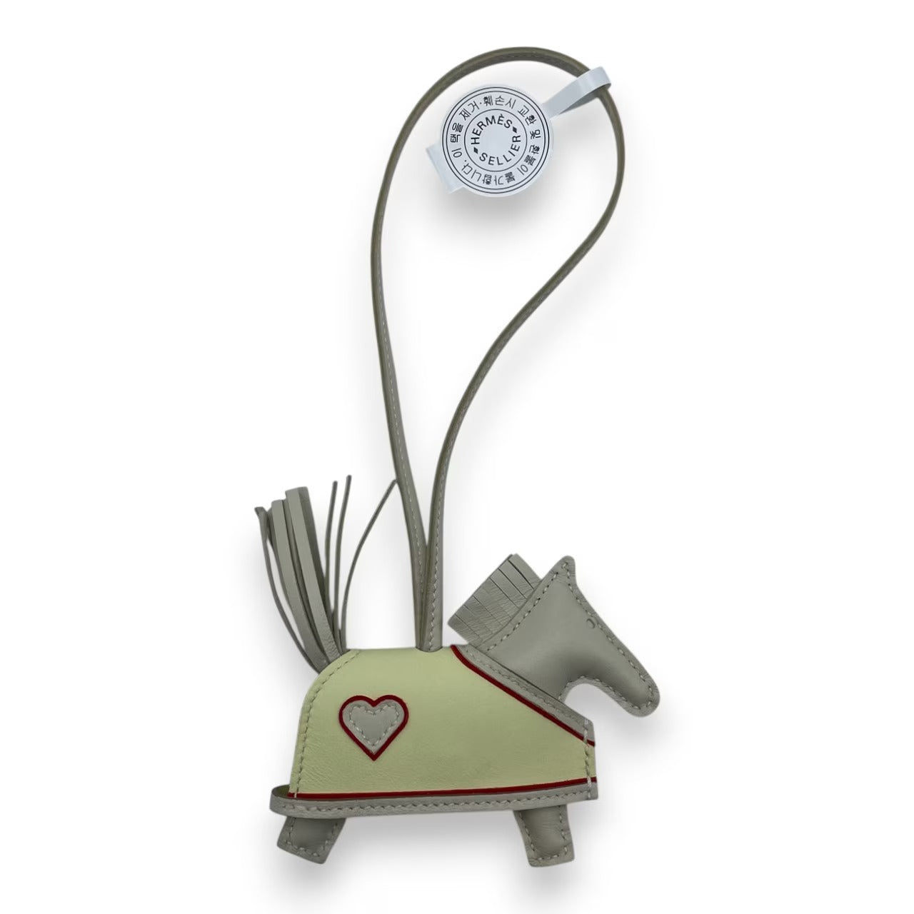 プレオウンドエルメス ロデオチャーム ロベオクール PM クレ/ジョーヌミルトン/ルージュラデュー K刻印