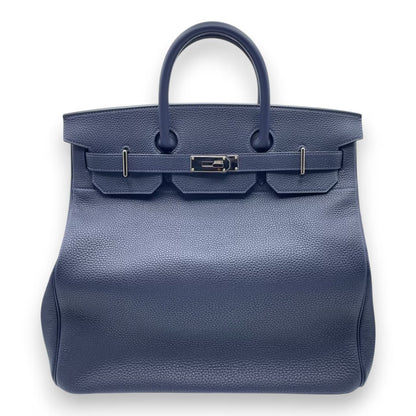 중고 에르메스 오타크루아 40 블루 뉘 토고 실버 하드웨어 Z 스탬프