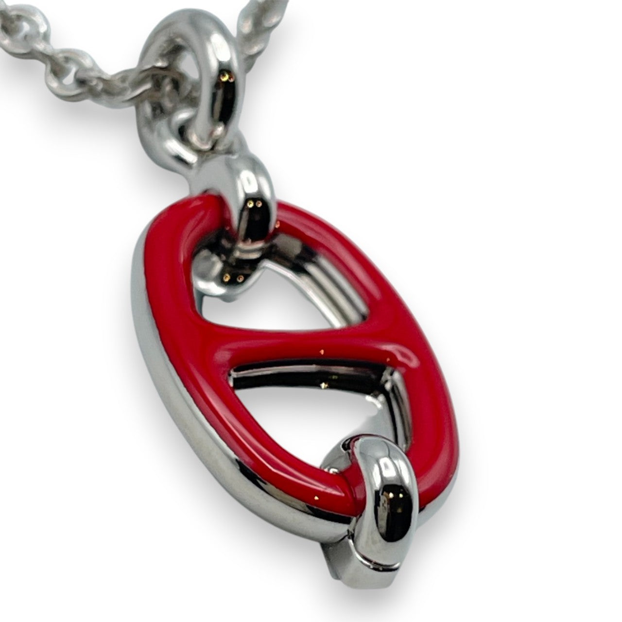 プレオウンドエルメス ミニ・マイヨン ペンダント PM H100053FP12 ルージュヴィフ