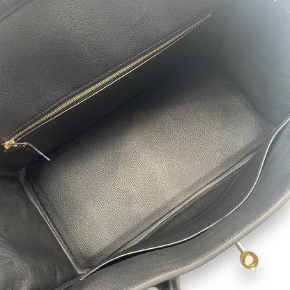 プレオウンドエルメス バーキン 35 ノワール トゴ ゴールド金具 B刻印