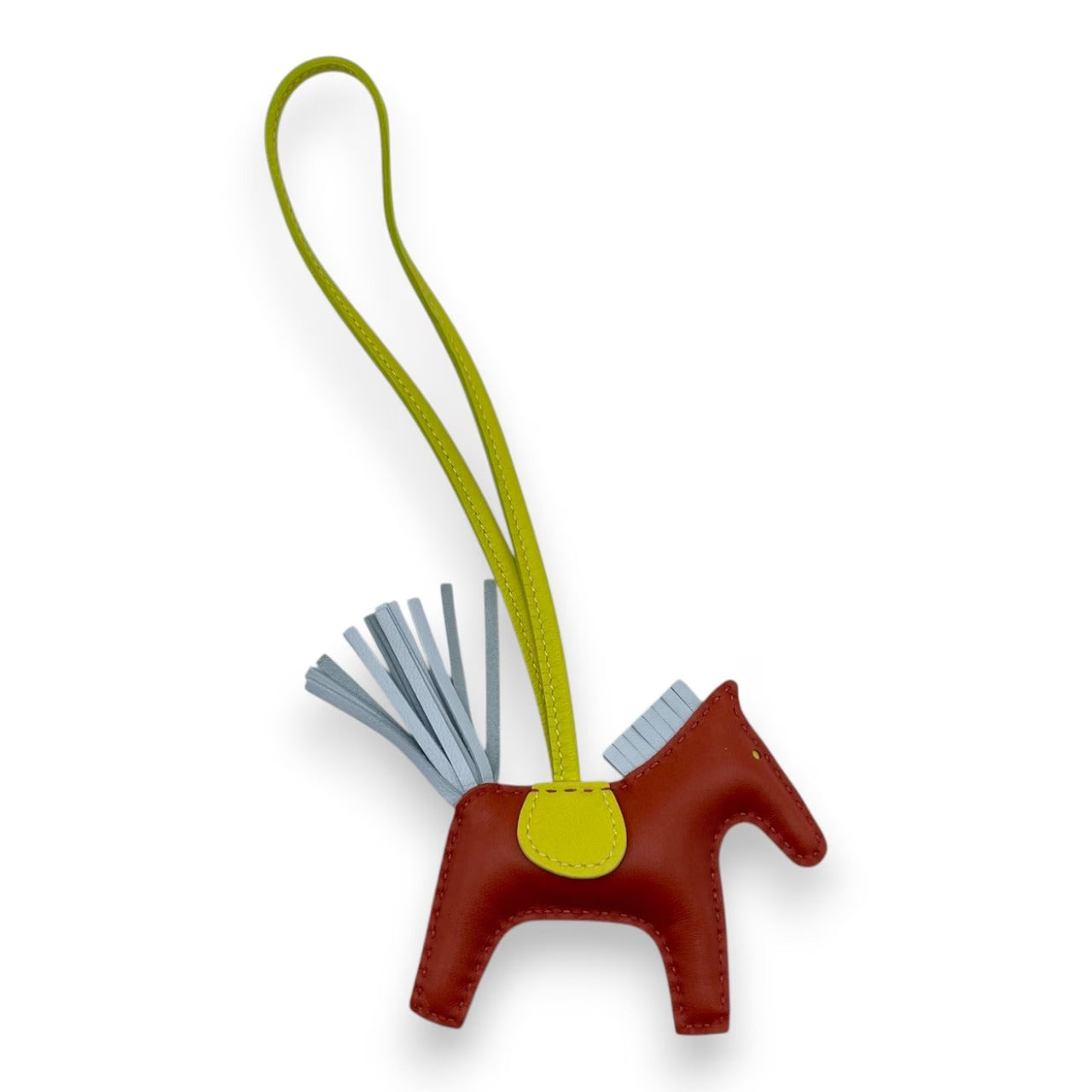 プレオウンドエルメス ロデオチャーム PM カーネリアン/ライム/ブルーブリュム B刻印