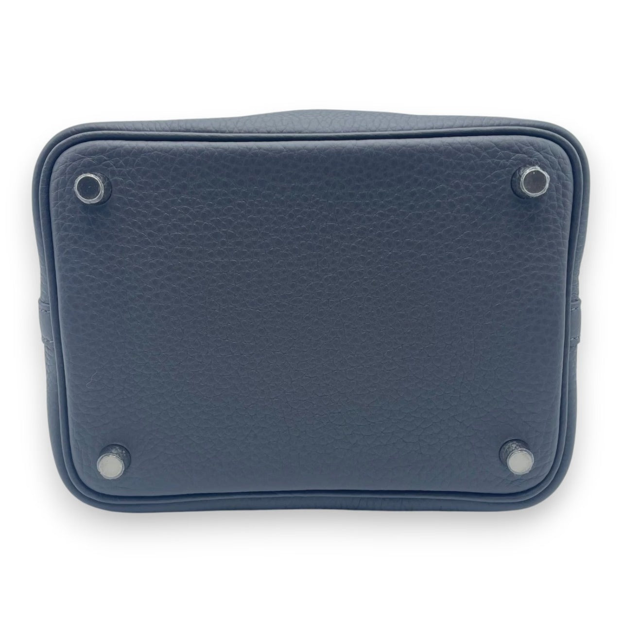 プレオウンドエルメス ピコタンロック エクラ PM アルドワーズ/グリプラチナ トリヨンクレマンス シルバー金具 B刻印