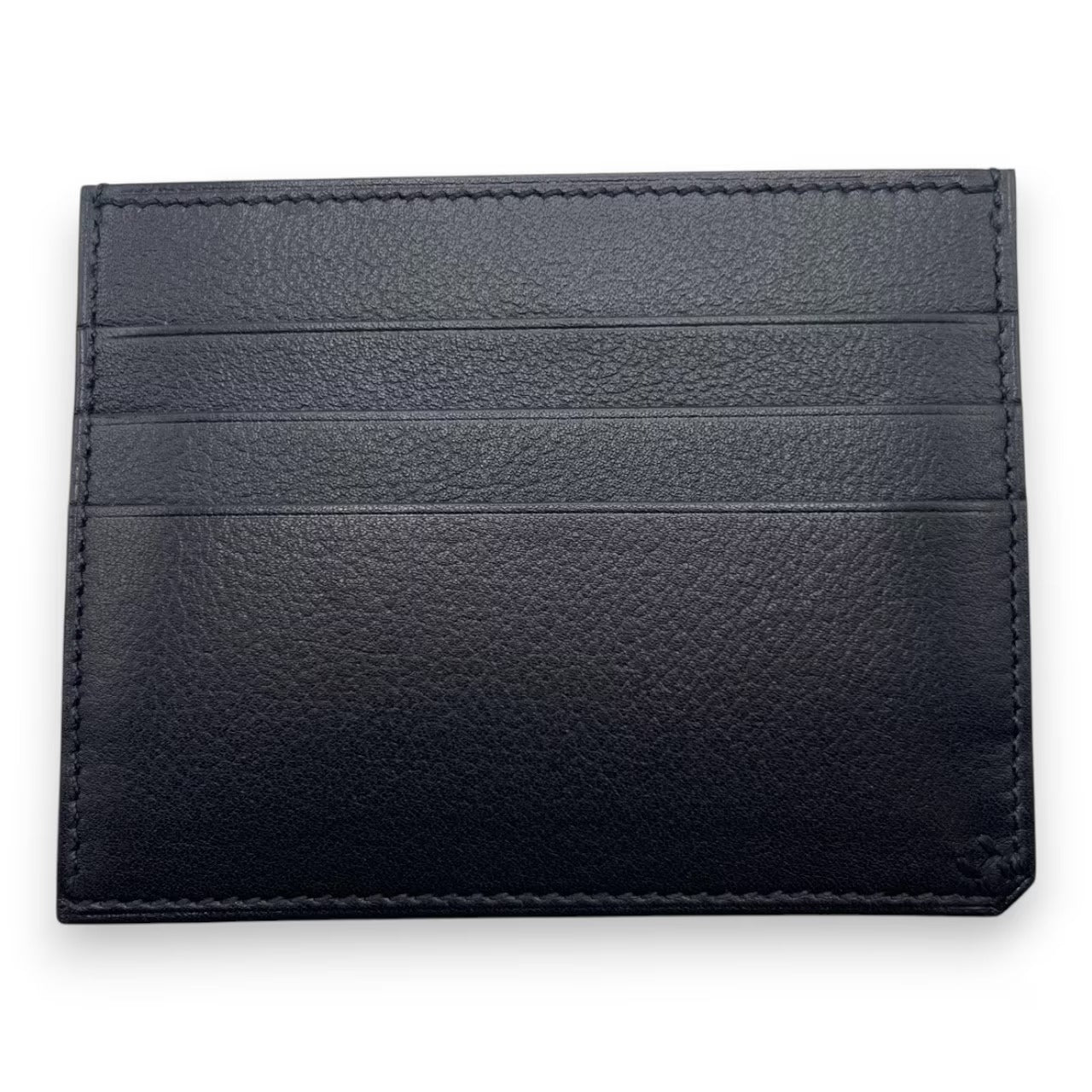 プレオウンドエルメス カードケース Hセリエ ノワール エヴァーグレイン W刻印