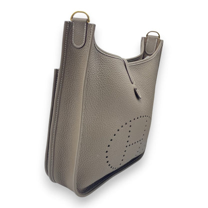 プレオウンドエルメス エヴリン PM エトゥープ トリヨンクレマンス ゴールド金具 B刻印