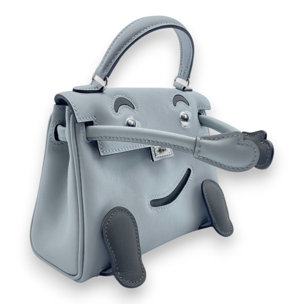 プレオウンドエルメス ケリードール 16 グリパンタン スイフト シルバー金具 K刻印