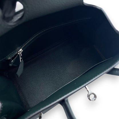 プレオウンドエルメス バーキン 25 ヴェールマングローブ トゴ シルバー金具 W刻印