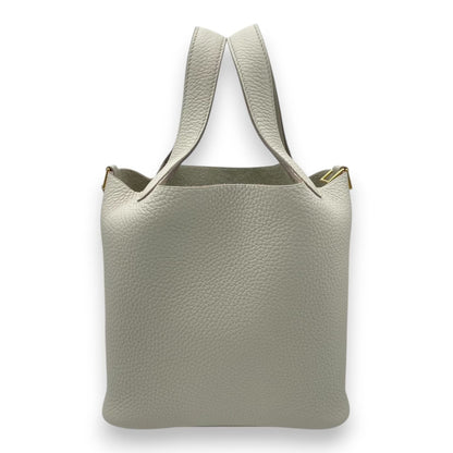 プレオウンドエルメス ピコタンロック PM クレ トリヨンクレマンス ゴールド金具 U刻印