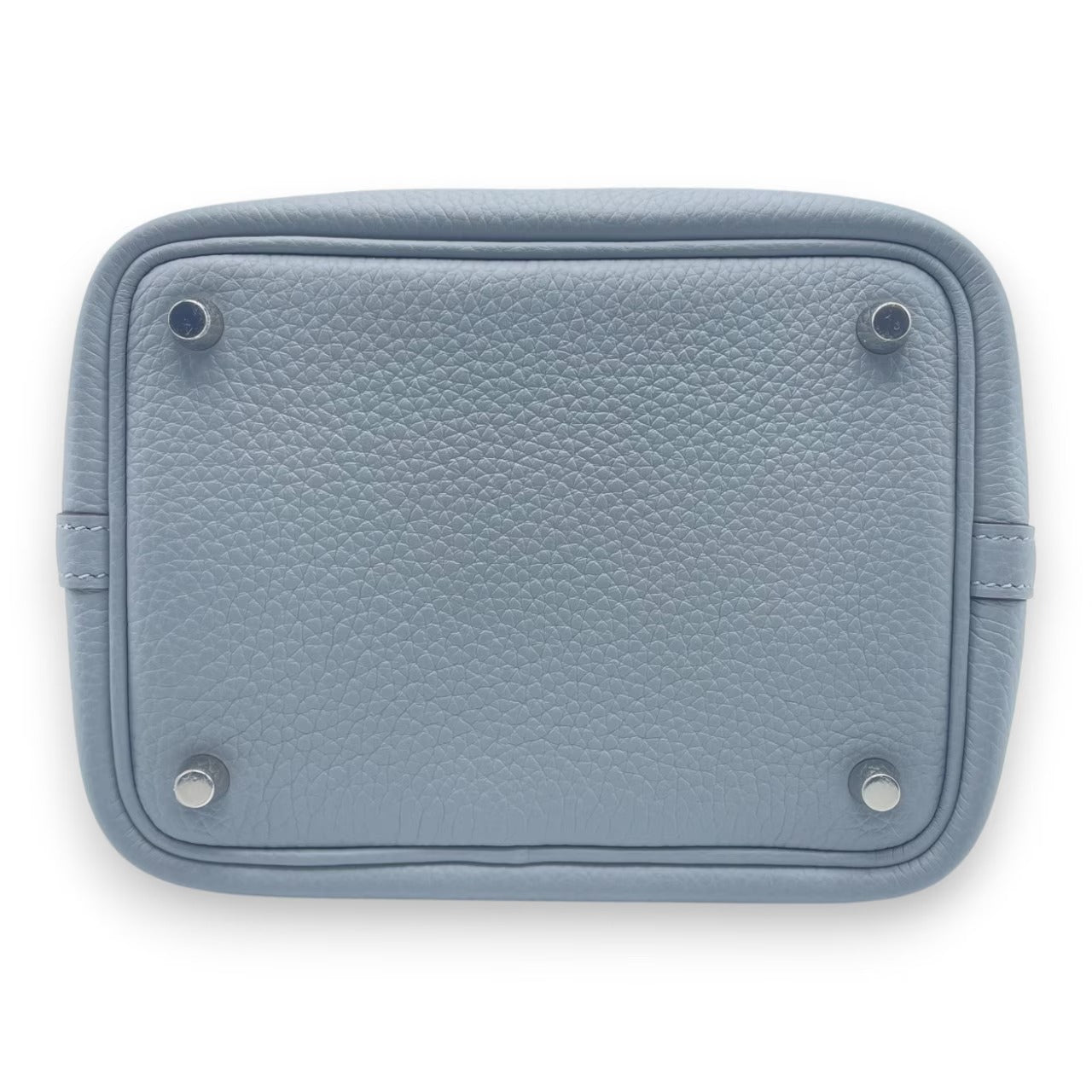 Pre-owned Hermes Picotin Lock PM Gripantin Taurillon Clemence Silver hardware K stamp