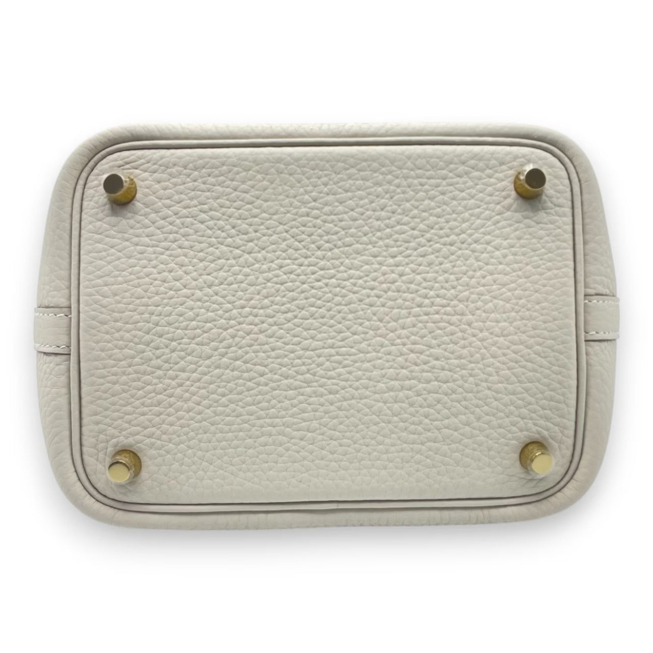 プレオウンドエルメス ピコタンロック PM クレ トリヨンクレマンス ゴールド金具 K刻印