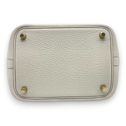 プレオウンドエルメス ピコタンロック PM クレ トリヨンクレマンス ゴールド金具 K刻印