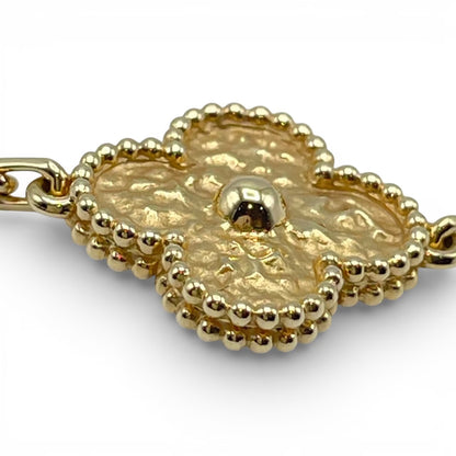 プレオウンドヴァンクリーフ＆アーペル ヴィンテージアルハンブラ ブレスレット 5モチーフ VCARO1IE00 イエローゴールド 18K