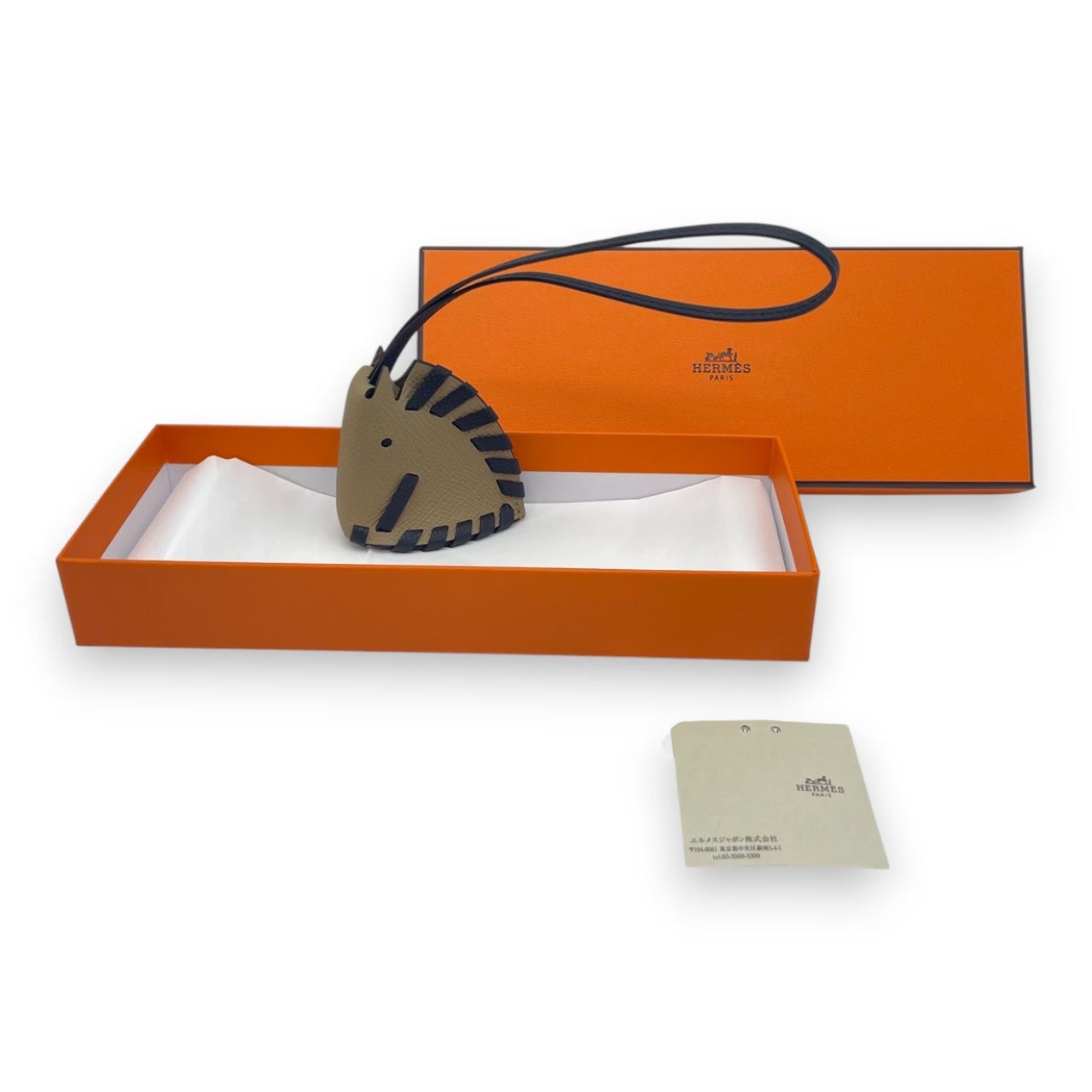 プレオウンドエルメス チャーム オトロット シュヴァル・トレッセ プシエール/ノワール K刻印