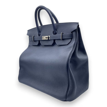 중고 에르메스 오타크루아 40 블루 뉘 토고 실버 하드웨어 Z 스탬프