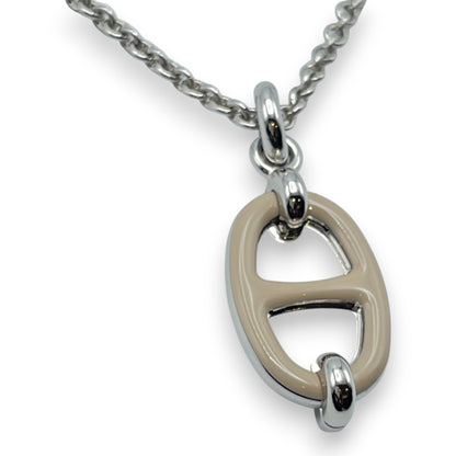 プレオウンドエルメス ミニ・マイヨン ペンダント PM H100053FE55 マロン・グラッセ メタル