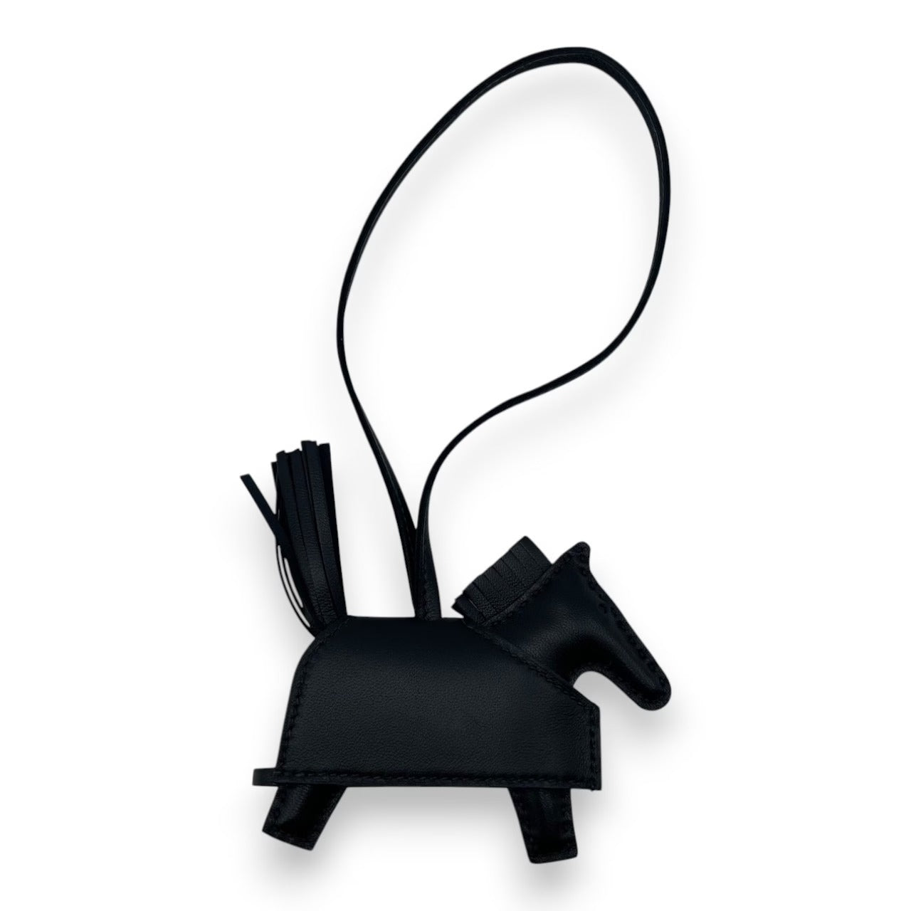 プレオウンドエルメス ロデオチャーム ロベオロック PM ノワール ゴールド金具 K刻印