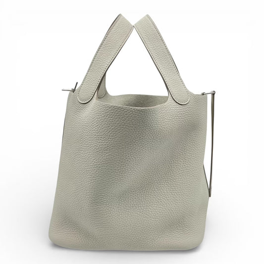 プレオウンドエルメス ピコタンロック MM べトン トリヨンクレマンス シルバー金具 W刻印