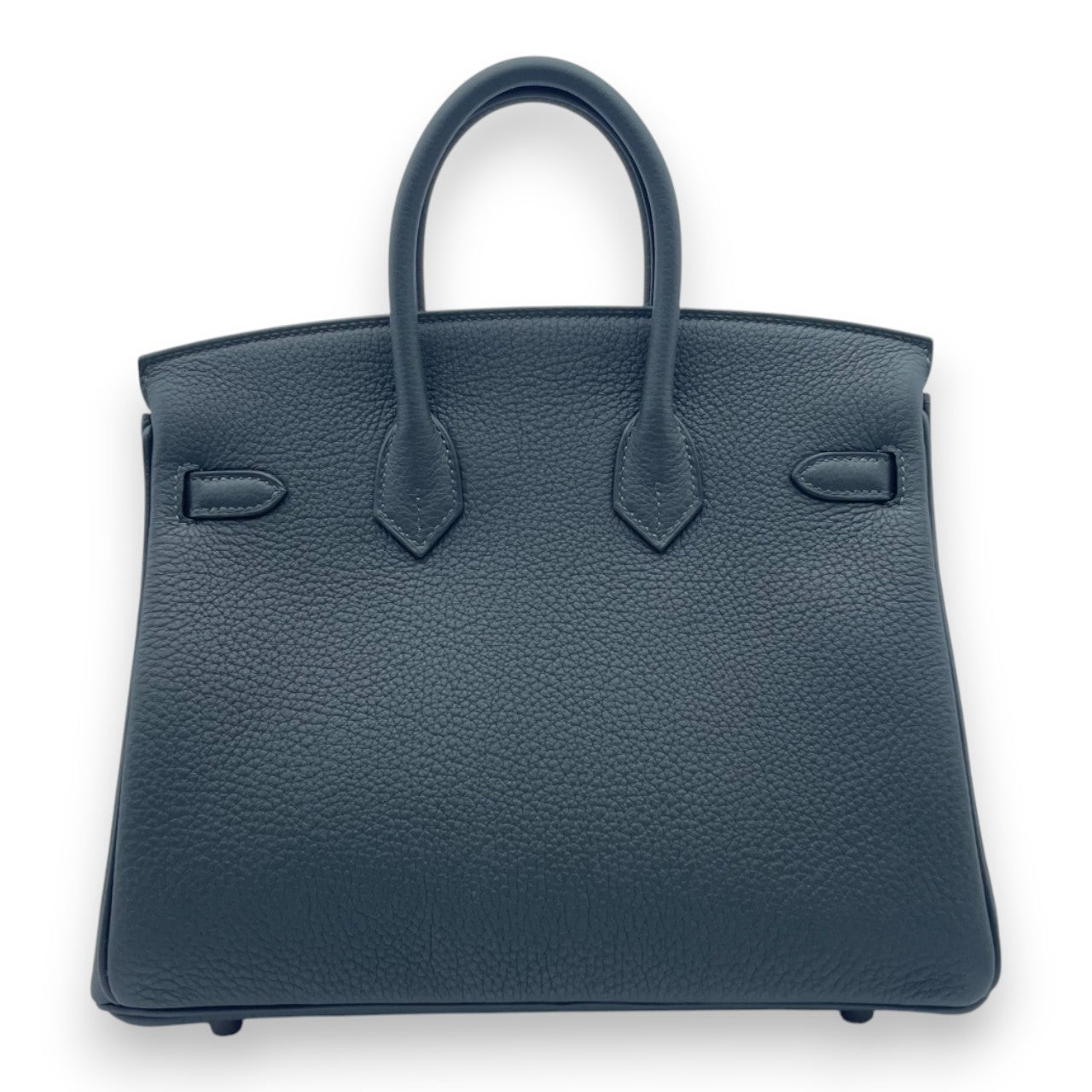 プレオウンドエルメス バーキン 25 ヴェールマングローブ トゴ シルバー金具 W刻印