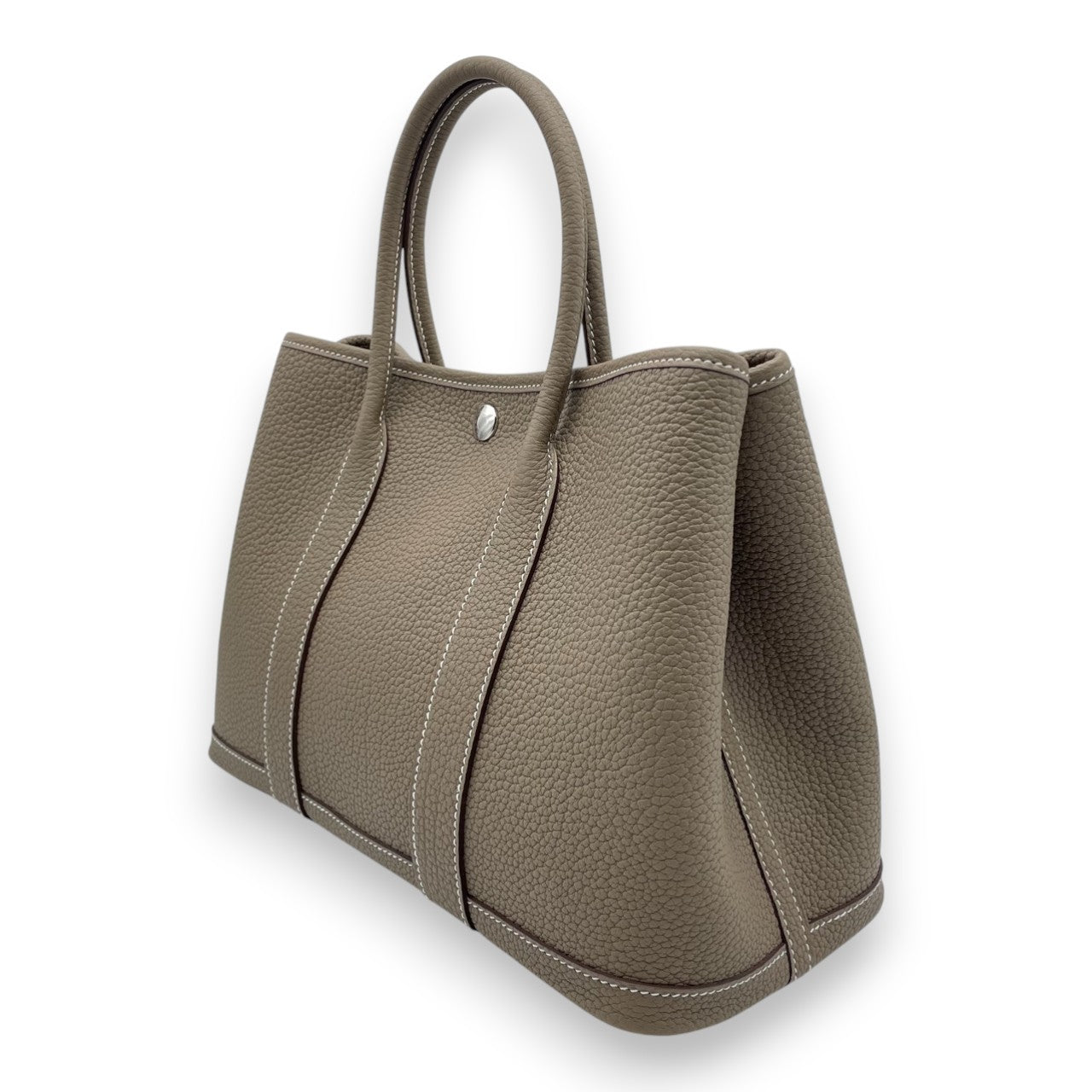 プレオウンドエルメス ガーデンパーティ TPM エトゥープ ネゴンダ シルバー金具 K刻印