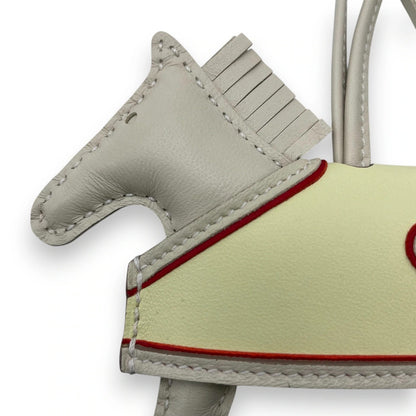 プレオウンドエルメス ロデオチャーム ロベオクール PM クレ/ジョーヌミルトン/ルージュラデュー K刻印