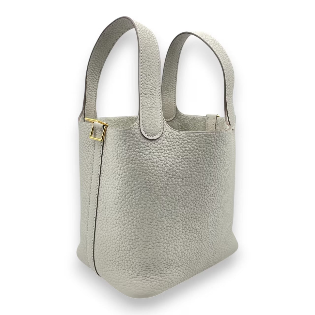 プレオウンドエルメス ピコタンロック PM クレ トリヨンクレマンス ゴールド金具 K刻印