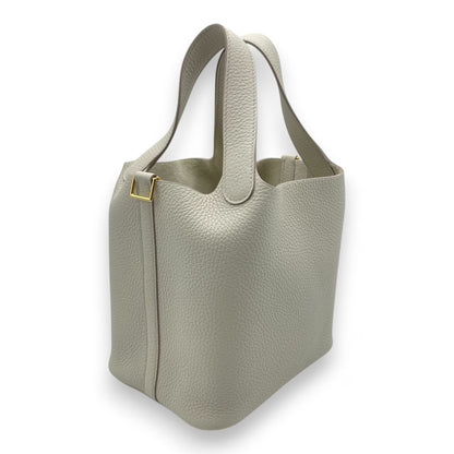 プレオウンドエルメス ピコタンロック PM クレ トリヨンクレマンス ゴールド金具 U刻印