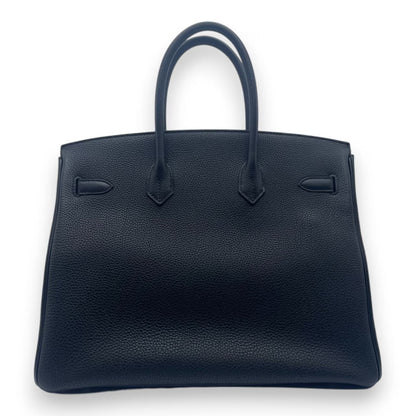 プレオウンドエルメス バーキン 35 ノワール トゴ ゴールド金具 B刻印