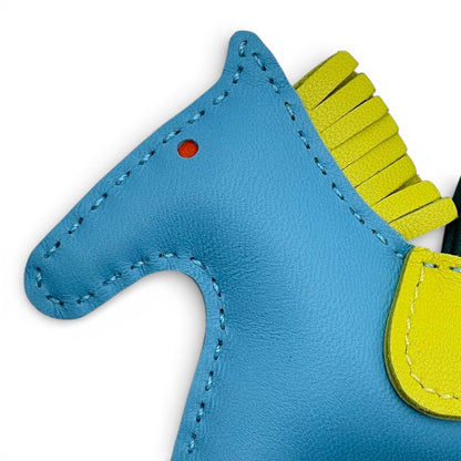 プレオウンドエルメス ロデオチャーム PM セレステ/ライム/マラカイト アニョーミロ