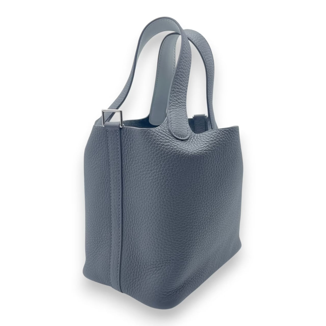 プレオウンドエルメス ピコタンロック エクラ PM アルドワーズ/グリプラチナ トリヨンクレマンス シルバー金具 B刻印