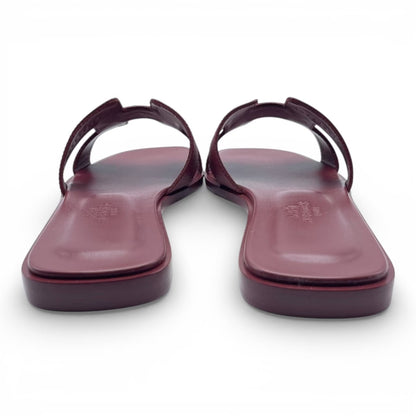 プレオウンドエルメス オラン サンダル 36 ルージュグレナ 23/23.5cm