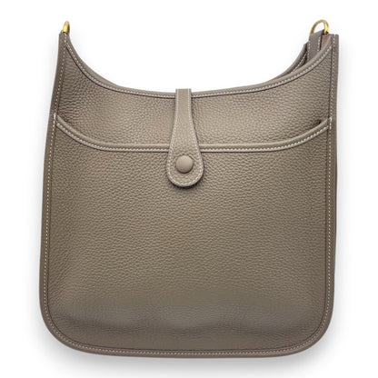 プレオウンドエルメス エヴリン PM エトゥープ トリヨンクレマンス ゴールド金具 B刻印