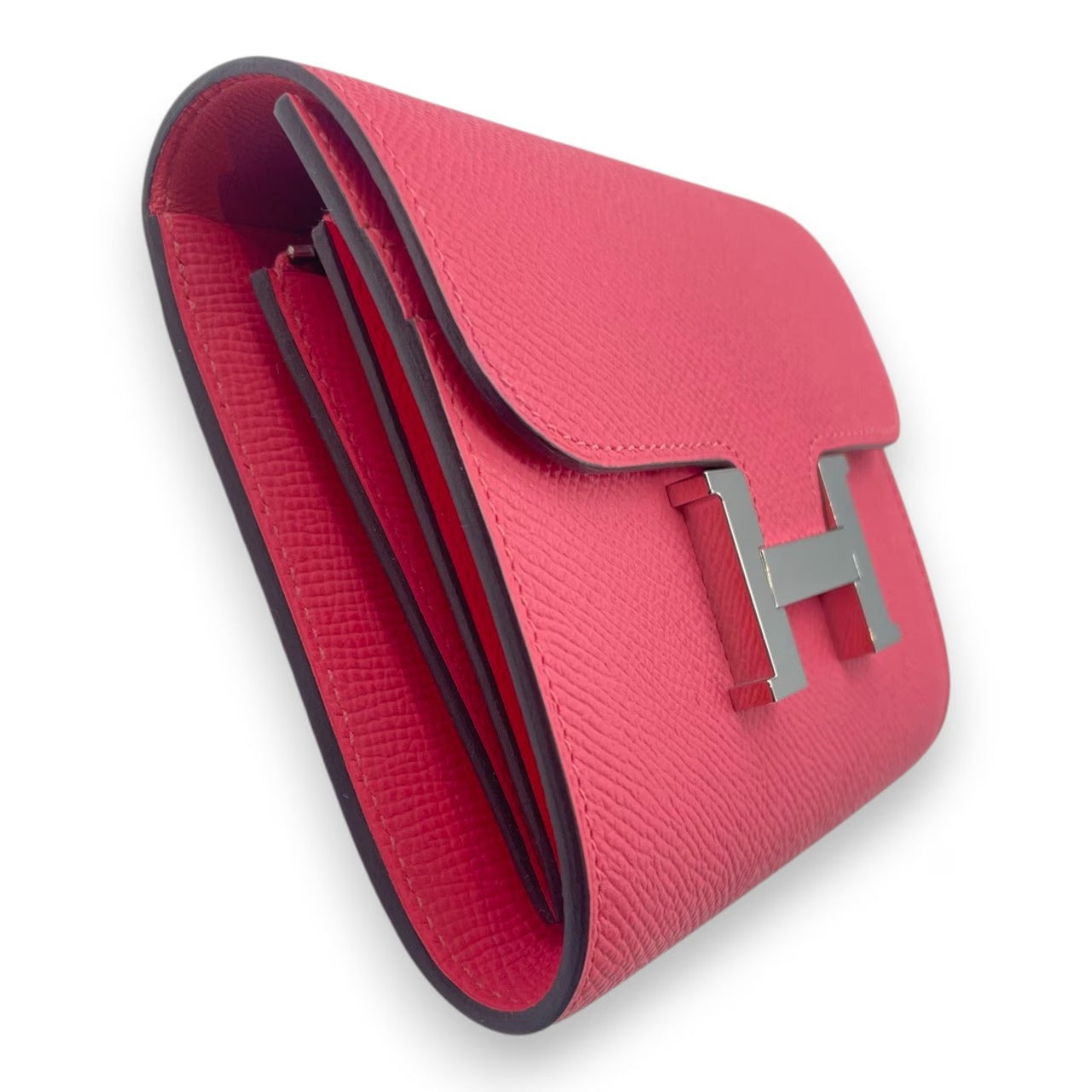 プレオウンドエルメス コンスタンスコンパクト ローズアザレ エプソン シルバー金具 A刻印