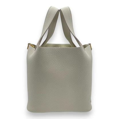 プレオウンドエルメス ピコタンロック PM クレ トリヨンクレマンス ゴールド金具 U刻印