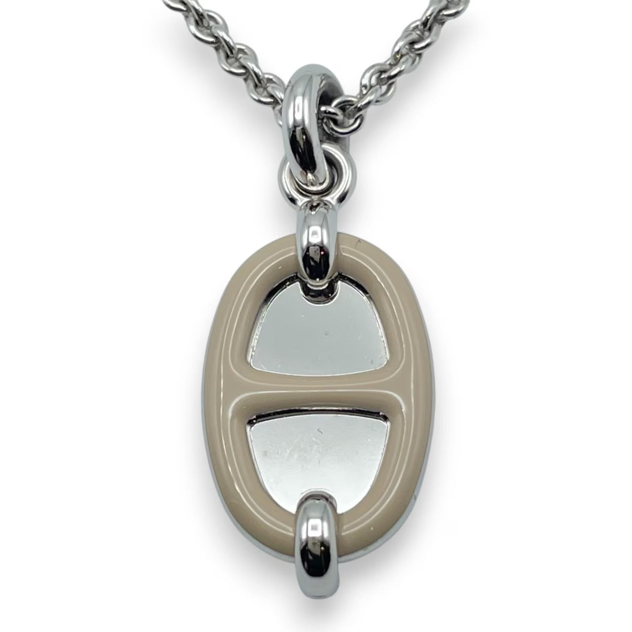 プレオウンドエルメス ミニ・マイヨン ペンダント PM H100053FE55 マロン・グラッセ メタル