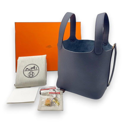 プレオウンドエルメス ピコタンロック PM キャバン トリヨンクレマンス ゴールド金具 K刻印