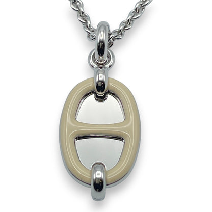 プレオウンドエルメス ミニ・マイヨン ペンダント PM H100053FPD3 クレーム