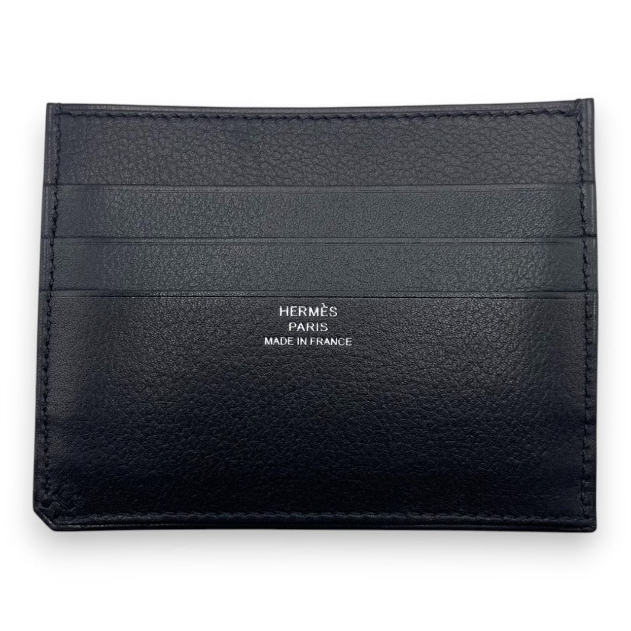 プレオウンドエルメス カードケース Hセリエ ノワール エヴァーグレイン W刻印