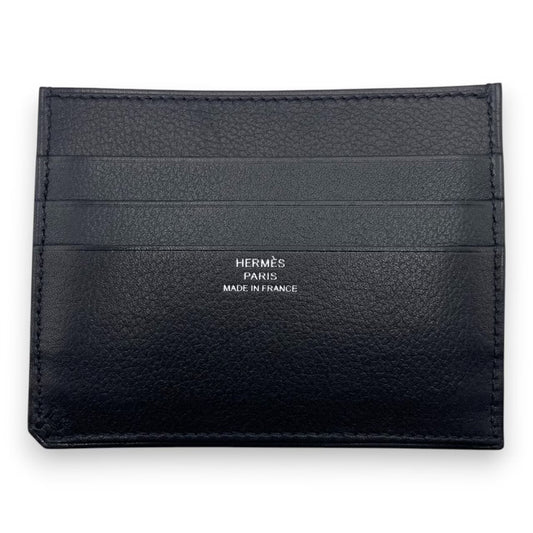 プレオウンドエルメス カードケース Hセリエ ノワール エヴァーグレイン W刻印