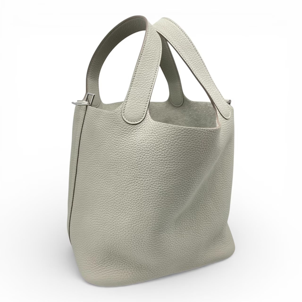 プレオウンドエルメス ピコタンロック MM べトン トリヨンクレマンス シルバー金具 W刻印