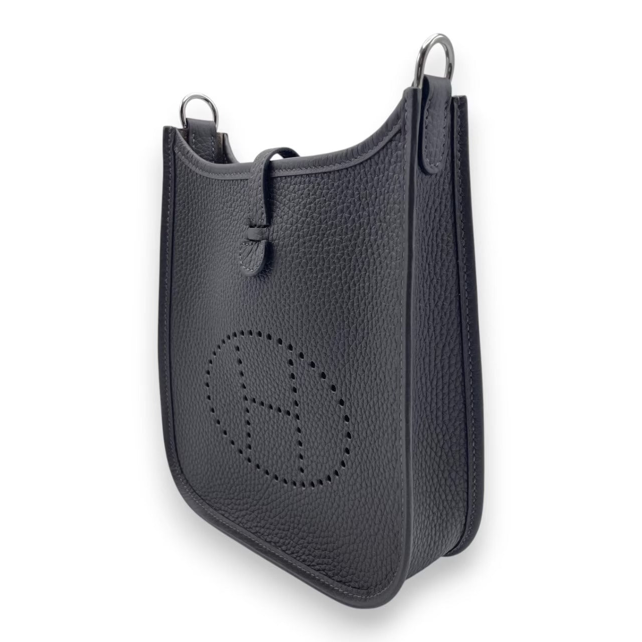 プレオウンドエルメス ミニエヴリン アマゾーヌ TPM キャバン トリヨンクレマンス シルバー金具 K刻印