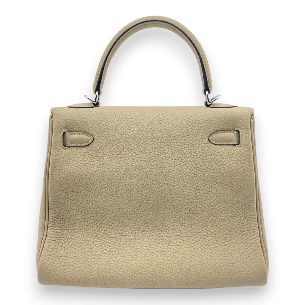 중고 헤르메스 켈리 25 트렌치 토고 실버 하드웨어 A 스탬프