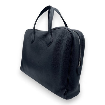 중고 헤르메스 빅토리아 II 40 블루 인디고 토리옹 클레멘스 실버 하드웨어 T 스탬프