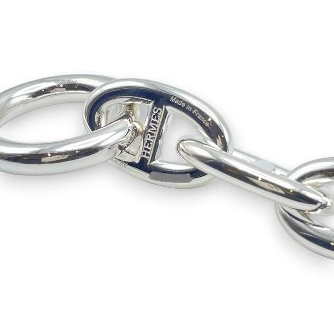 二手爱马仕 Chaine d'Ancre 手链 TGM 银 925 11 框