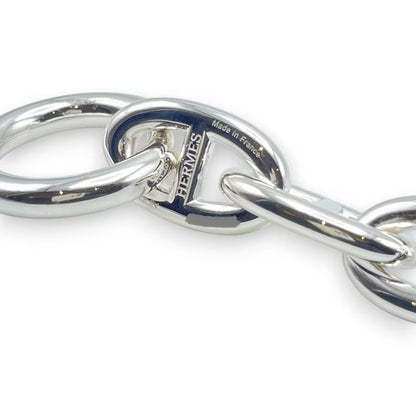 二手爱马仕 Chaine d'Ancre 手链 TGM 银 925 11 框