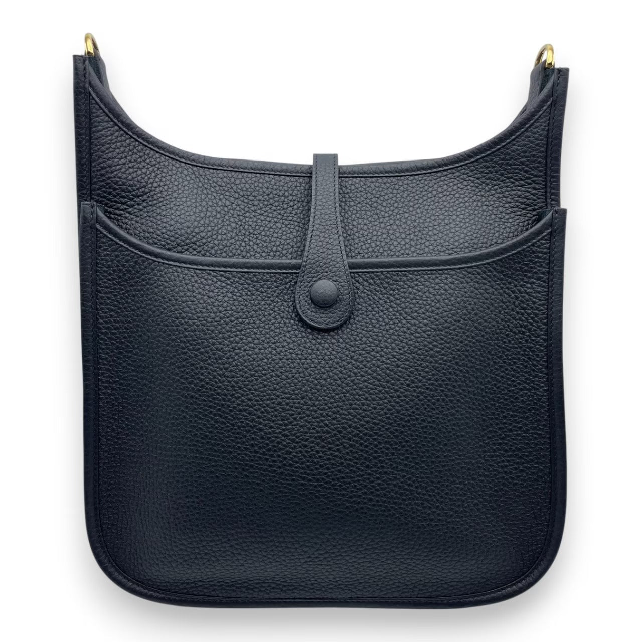 プレオウンドエルメス エヴリン PM ノワール トリヨンクレマンス ゴールド金具 K刻印